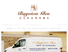 Tablet Screenshot of bayviewglencleaners.com